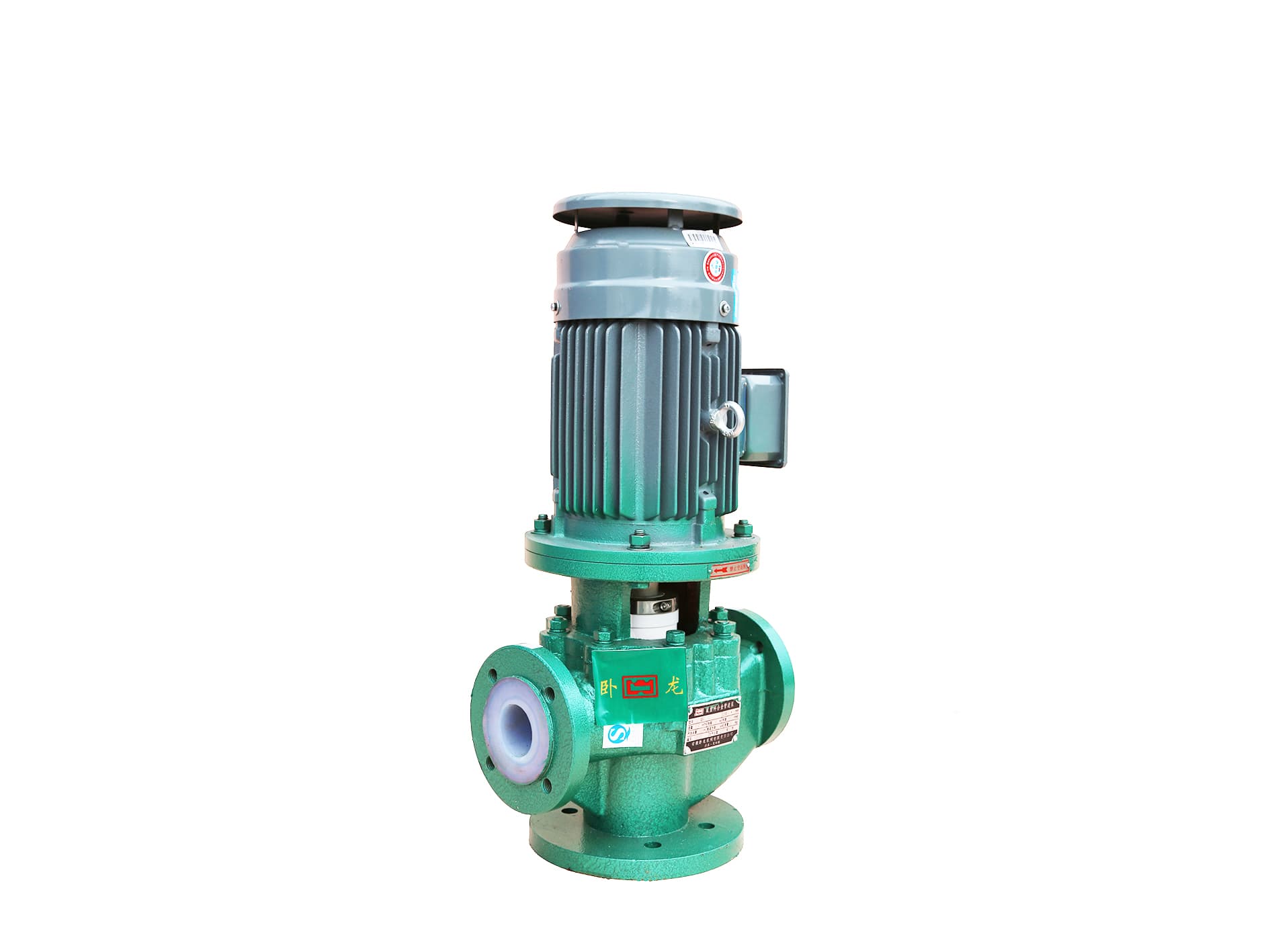 Fluorine Interlined Pipe Pump Model GF